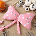 Weysat Pink Halloween Ghost Bow Pillow 13x24 Inch Large Cotton Cushion by Deal US