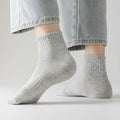 Looknniy Men’s Cushion Ankle Socks Cotton 20 Pairs Mixed Colors One Size by Deal US