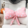 Weysat Pink Halloween Ghost Bow Pillow 13x24 Inch Large Cotton Cushion by Deal US