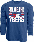 Philadelphia 76ers NBA Officially Licensed Long Sleeve T-Shirt Team Color Size S by Deal US