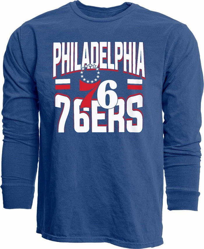 Philadelphia 76ers NBA Officially Licensed Long Sleeve T-Shirt Team Color Size S by Deal US
