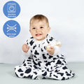 GUNTAIL Baby Sleep Sack 2-Way Zipper Rayon Cotton Cow Print Size X-Large by Deal US