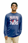 Philadelphia 76ers NBA Officially Licensed Long Sleeve T-Shirt Team Color Size S by Deal US