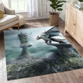 Large Area Rug Carpet Washable 5'x6' Indoor Polar Bear Home Decor by Deal US