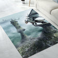 Large Area Rug Carpet Washable 5'x6' Indoor Polar Bear Home Decor by Deal US