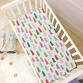 SDMKA Colorful Christmas Trees Microfiber Fitted Crib Sheet 28x52 Inch A01 by Deal US