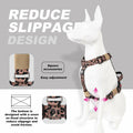 TSPRO Heavy Duty Tactical Dog Harness Adjustable Soft Handle Purple Size L by Deal US