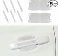 KEVWR 10pcs Bling Rhinestone Car Door Handle Stickers Protective Film Colorful by Deal US