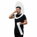 Yahenda Halloween Toilet Cosplay Costume Pullover Sponge Seat Cover White by Deal US