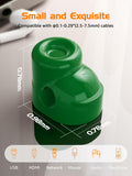 gliship 6 Pack Magnetic Cable Clips Adjustable Cord Holder Green by Deal US