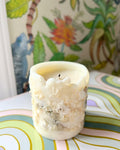 Botanical Candle Hand-Poured Soy Wax with Real Flowers 5 Scents Decorative by Deal US