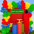 Breathffy Halloween Costume Set Red Cloak & Big-Eyed Headband Unisex by Deal US