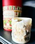 Botanical Candle Hand-Poured Soy Wax with Real Flowers 5 Scents Decorative by Deal US
