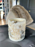 Botanical Candle Hand-Poured Soy Wax with Real Flowers 5 Scents Decorative by Deal US