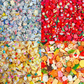 COOSLIM 10pcs Resin Slime Charms Mixed Candy Sweets Flatback Beads Set by Deal US