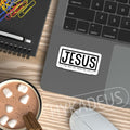 HYKADEUS Jesus The Way Truth Life Christian Bible Verse Stickers 3x1.5 Inch 3Pcs by Deal US