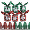 YimeBand 100Pcs Christmas Goodies Gift Bags 6 Styles Small Plastic