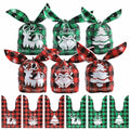 YimeBand 100Pcs Christmas Goodies Gift Bags 6 Styles Small Plastic by Deal US
