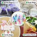 Ableme Deco Purple Organza Drawstring Bags 3x4 Inch 100 Pcs by Deal US