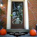 Drydiet Halloween Unwelcome Bat Door Mat 20x40 Large Black Coco Coir by Deal US