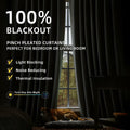 ChrisDowa Pinch Pleated Blackout Linen Curtains 40x102in Greyish Beige 2 Panels by Deal US