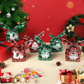 YimeBand 100Pcs Christmas Goodies Gift Bags 6 Styles Small Plastic by Deal US