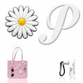 MISHANIER 4 Pcs Alphabet Silicone Charms for Bogg Bag Accessories P Color by Deal US