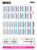 Nelikoo Semi Cured Gel Nail Strips 30 pcs Wonderland 2 Weeks Lasting by Deal US