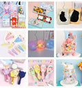 COOSLIM 10pcs Resin Slime Charms Mixed Candy Sweets Flatback Beads Set by Deal US