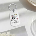 Alotozo Teacher Appreciation Laser Engraved Keychain Bulk Thank You Gifts Small by Deal US