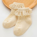 Zumou Toddler Lace Socks Ruffle Eyelet Princess 6 Pairs Size 6-8 Years by Deal US