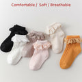 Zumou Toddler Lace Socks Ruffle Eyelet Princess 6 Pairs Size 6-8 Years by Deal US