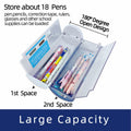 NBX NewmeBox Quicksand Pencil Case with Calculator & Mirror Purple Sakura Night by Deal US
