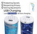 NBX NewmeBox Quicksand Pencil Case with Calculator & Mirror Purple Sakura Night by Deal US