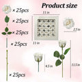 EIGHTOWN DIY Artificial Flowers Indoor 25 Pieces Pink Soap Material by Deal US