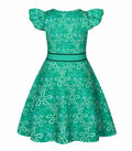 Akokvlar Girls Halloween Disgust Cartoon Dress Green Size 8-9 Years by Deal US