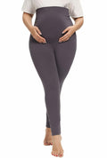 TOUCH LOOM Maternity Leggings High Waist Full Length Pants 2Gray Size XXL by Deal US