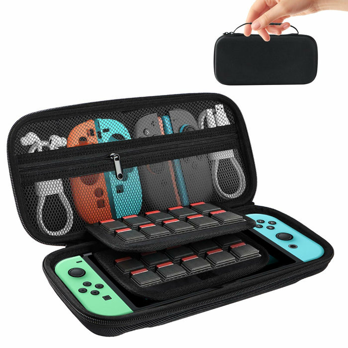 Turquvix Slim Hard Carrying Case for Nintendo Switch 2 Model 2025 Black EVA by Deal US