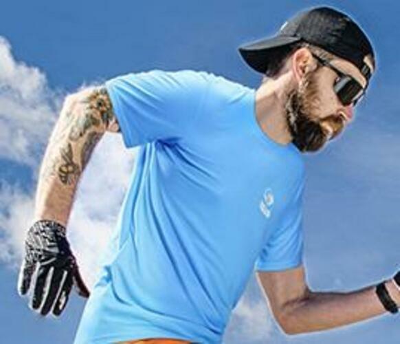 Haimont Quick Dry UPF 50+ Outdoor Workout T-Shirt Light Blue Size M by Deal US