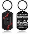 Miss Chipmunk Football Bible Verse Keychain Men Black Medium by Deal US