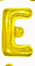WRWMSLGO Letter Balloons 40in Large Alphabet E Gold Foil Mylar Balloon by Deal US