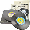 Sufcnire Retro Record Coasters with Vinyl Player Holder Set of 6 M2 Series by Deal US