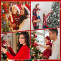 GROWTHMAGIC Pink Metal Crown Christmas Ornaments with Rhinestones Xmas Decor by Deal US