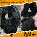 ITESSY Cat Halloween Costume Black Lion Mane Wig Hat Size S by Deal US