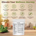 Hudetex Kale Powder 100% Pure Green Juice 12oz Vegan Dietary Fiber by Deal US
