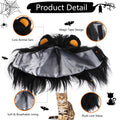 ITESSY Cat Halloween Costume Black Lion Mane Wig Hat Size S by Deal US
