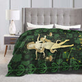 Aswuihz Libra Constellation Flannel Throw Blanket 60x50 Fuzzy Cozy by Deal US