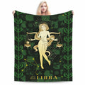 Aswuihz Libra Constellation Flannel Throw Blanket 60x50 Fuzzy Cozy by Deal US