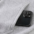 OHSNMAKSL Men's Full Zip Fleece Hoodie Jacket Black/Gray Size XL by Deal US