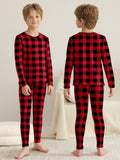 VZV Boys Thermal Underwear Set Fleece Lined Base Layers Red Black Size M by Deal US